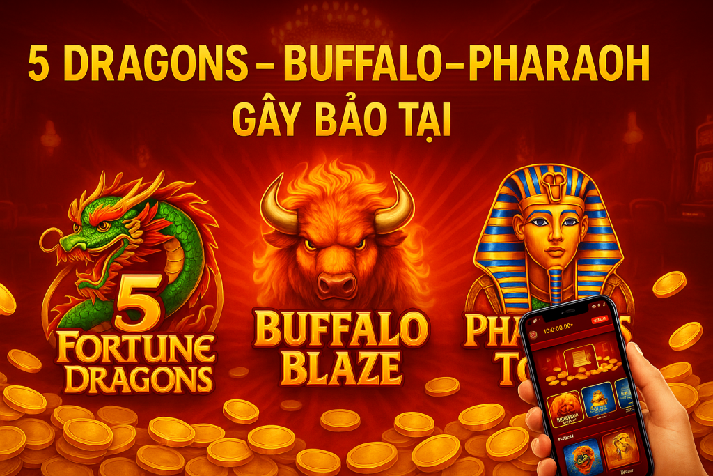 Dragon, Buffalo & Pharaoh 79BET – Ba Trò Chơi Hấp Dẫn, Cơ Hội Thắng Lớn!